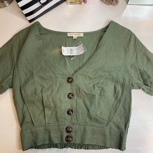 pacsun green top